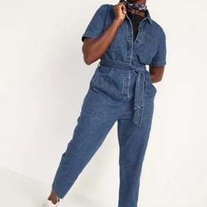 Old Navy tie belt jumpsuit